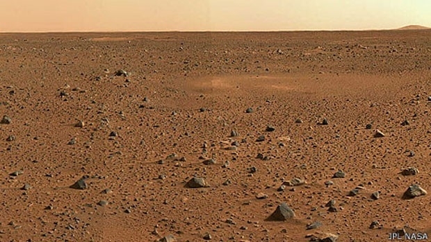 Qumico de instituto americano apresentou na Itlia teoria sobre vida ter surgido em Marte.