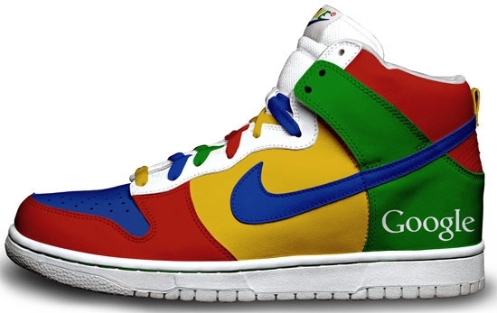 Modelo de tnis da marca Nike com temtica do Google; calados devem custar at R$ 415, segundo dizem sites