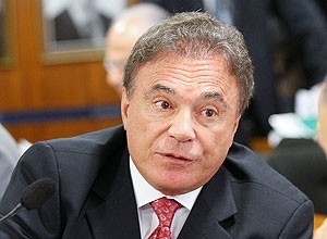O senador tucano Alvaro Dias, confirmado por tucanos como vice na chapa de Jos Serra.