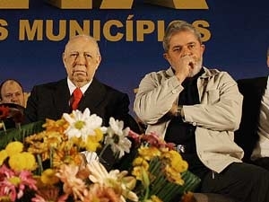 O presidente Lula e o vice-presidente Jos Alencar nesta quinta (20)