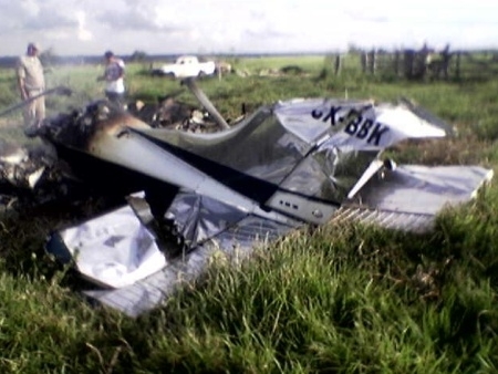 Avio caiu em Ipejh, cidade vizinha a Paranhos, em Mato Grosso do Sul