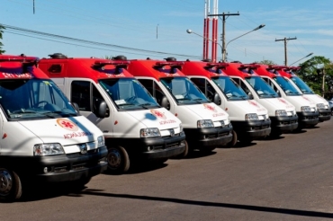 Samu: nove novas ambulncias so entregues pelo Estado