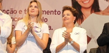 Dilma lana campanha de combate ao cncer de mama ao lado da vice-primeira-dama, Marcela Temer