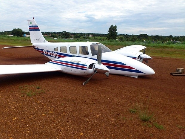 Avio saiu de uma fazenda que fica a 80 quilmetros de Canarana