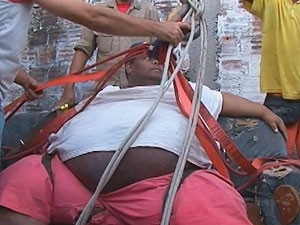 Obeso  transferido de hospital em Salvador