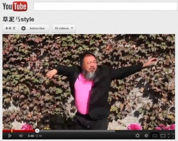Artista chins Ai Weiwei danando 