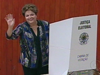 Presidente Dilma Rousseff votou em Porto Alegre