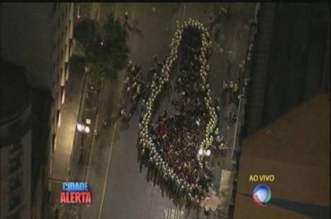 Nesse fim de semana, protesto sofreu cerco policial em So Paulo