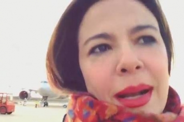 Luciana Gimenez reclama de pouso forado de avio