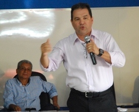 Eduardo Lopes, Ministro da Pesca reafirma compromisso com o projeto ao lado do prefeito Neurilan Fraga e o Ministro Neri Geller