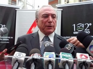 Vice-presidente da Repblica, Michel Temer,  em Belo Horizonte