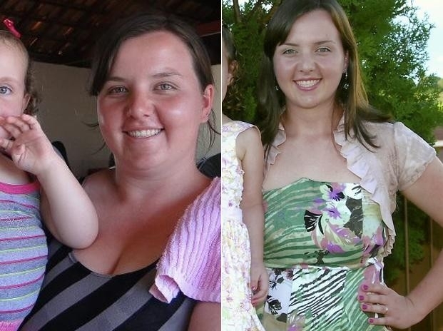 Com 28 kg a menos, ela ficou mais confiante e mais disposta para cuidar da filha de 3 anos