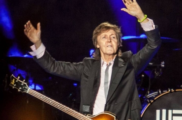 Paul McCartney durante show desta quarta-feira (26) na cidade de So Paulo/SP