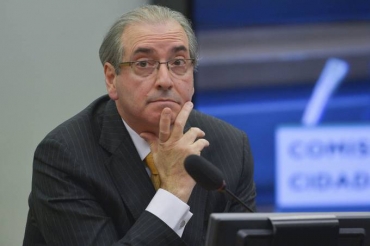 O deputado afastado, Eduardo Cunha (Jos Cruz/Cmara deve decidir hoje futuro poltico de Eduardo Cunha)