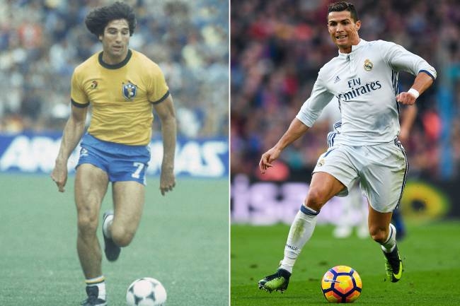Renato Gacho e Cristiano Ronaldo. Quem jogou mais? (Rodolpho Machado/Placar/Getty Images)