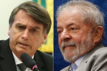 Jair Bolsonaro (PSC-RJ) e Luiz Incio Lula da Silva (PT) (Fabio Rodrigues Pozzebom/Agncia Brasil - Daniel Pinheiro/Agncia Brasil)