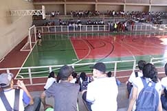Escola Presidente Mdici, em Cuiab, uma das poucas escolas com boa estrutura para prtica de esportes