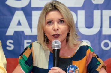 A senadora Selma Arruda, que  alvo de uma investigao judicial no TRE