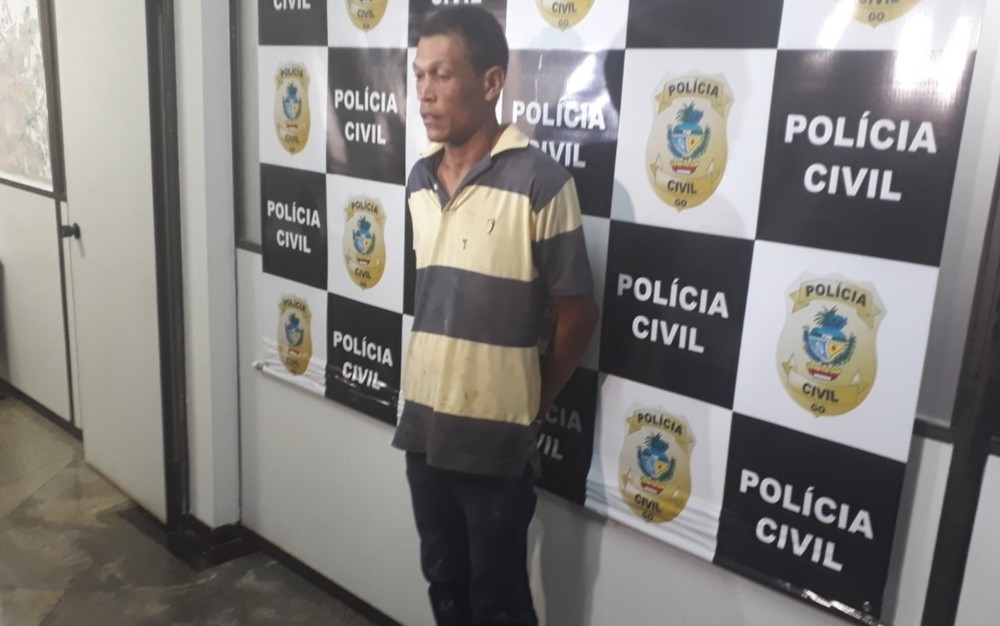 Adair Pereira da Silva, de 36 anos, preso por tentar matar ex-companheira e suspeito de envenenar beb  Foto: Rodrigo Gonalves/G1
