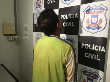 O marido, Marcelo da Silva, de 34 anos, foi preso e confessou o crime  Foto: Mrcio Falco/TV Centro Amrica