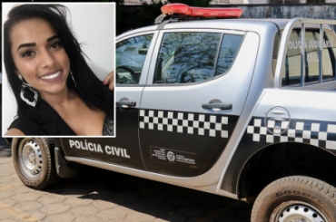 Aldirene da Silva Santana (no detalhe) foi presa em flagrante pelo crime