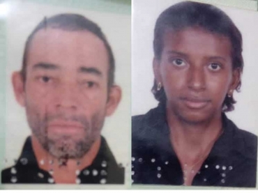 Joel Lemes de Oliveira, de 45 anos, e Jaqueline Fernandes de Lima, de 23, foram mortos em Juara  Foto: Divulgao