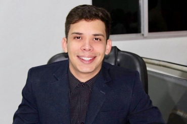 Everton Ribeiro da Silva (PR), de 24 anos,  vereador em Jaciara  Foto: Reproduo