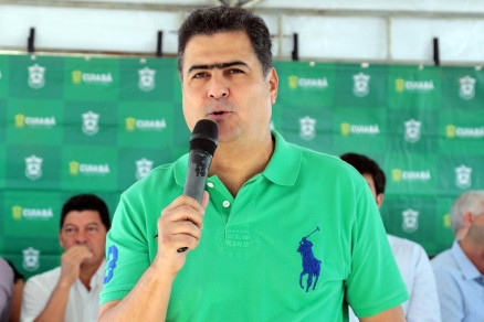 O prefeito de Cuiab Emanuel Pinheiro, que disse no ter decidido sobre reeleio