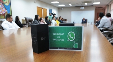 WhatsApp ser utilizado para intimar pessoas em Cuiab e Vrzea Grande.  Foto: TJ-MT