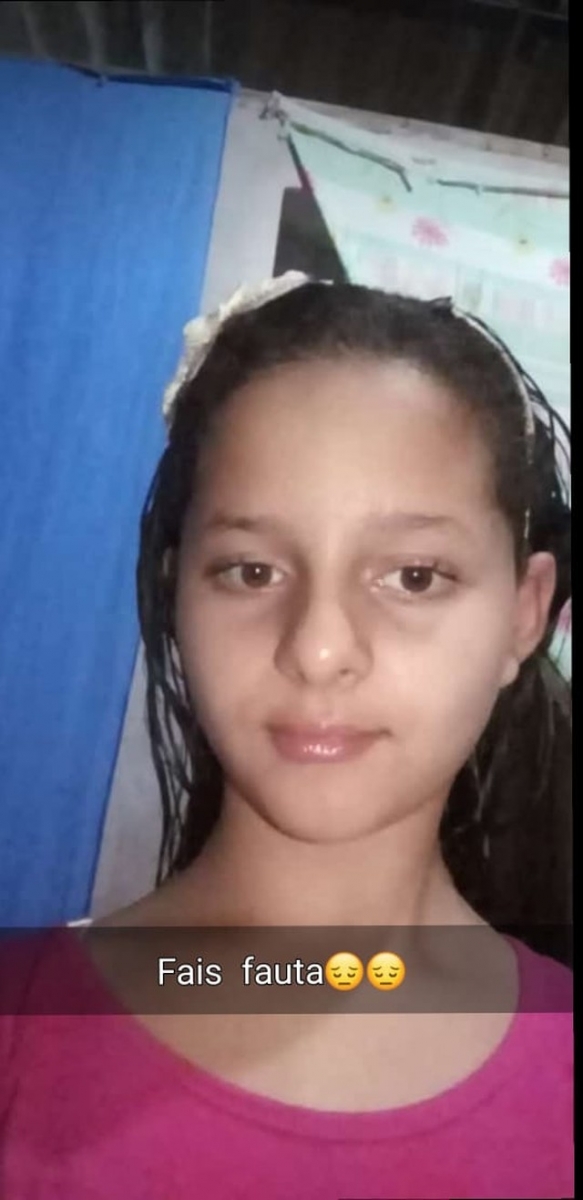 Paula Vitria Hippler dos Santos, de 10 anos, morreu atingida por raio em Brasnorte  Foto: Arquivo pessoal