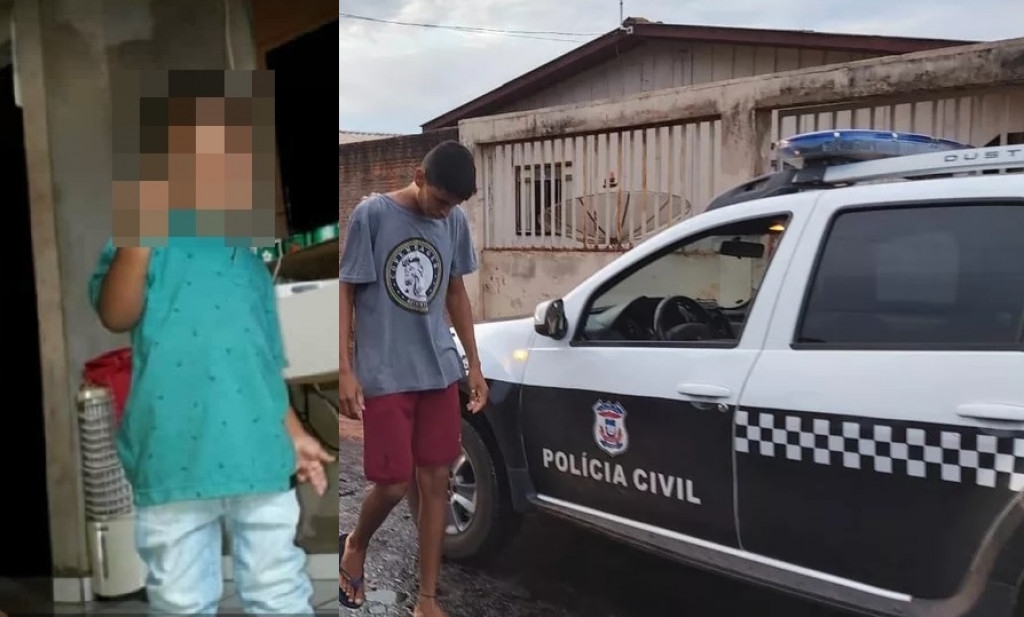 Jnior Ribeiro Ferreira, de 2 anos, ficou 15 dias internado no PS de Cuiab, mas no resistiu aos ferimentos deixados pelo padrasto de 18 anos, Igor Campos