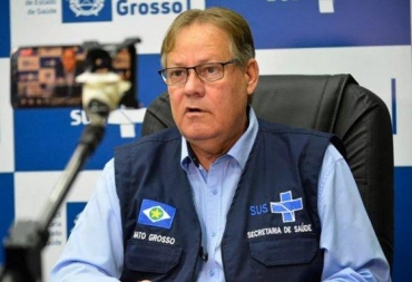 O secretrio Gilberto Figueiredo: alerta sobre aumento de casos da Covid-19