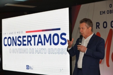 Governador Mauro Mendes lana maior programa de investimento pblico de Mato Grosso - Foto por: Mayke Toscano/Secom-MT