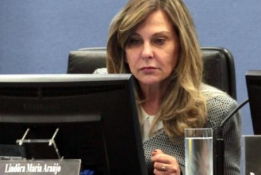 A subprocuradora-geral da Repblica, Lindra Maria Araujo, que deu parecer contra renovao do afastamento