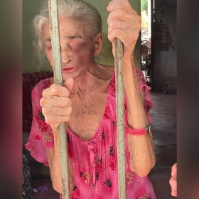 Idosa, de 76 anos, foi resgatada nesta sexta-feira (8), em Jaciara  Foto: Reproduo