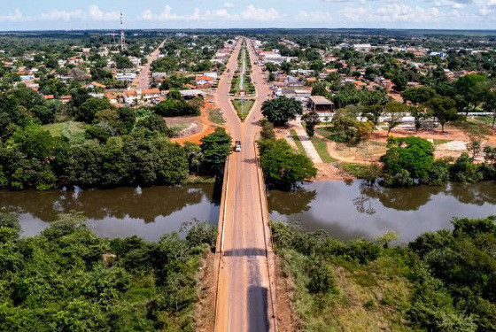 Porto Alegre do Norte recebeu mais de R$ 144 milhes em recursos estaduais, sendo R$ 117 milhes para melhorar a infraestrutura da regio
