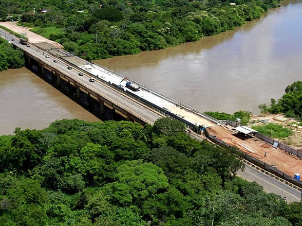 Nova pista na ponte Mrio Andreazza interligar Cuiab e Vrzea Grande
