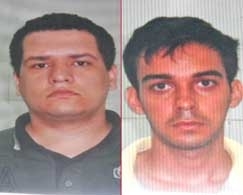 Pedro Paulo e William: eles tentaram extorquir o dono de um carro roubado e acabaram presos
