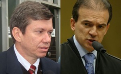 Presidentes da OAB de MT, Cludio Stbile, e nacional, Ophir Cavalcante: falta de transparncia