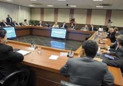 O governador Silval Barbosa se reuniu na semana passada com os secretrios para a primeira reunio anual