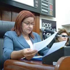 Vereadora Lueci Ramos (PSDB) est no quarto mandato na Cmara