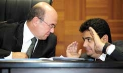 O deputado Jos Riva e der Moraes conversaram durante a audincia pblica realizada ontem no Legislativo