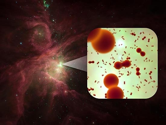 Telescpio espacial Herschel descobriu molculas de oxignio em uma nuvem de gs e poeira de nebulosa