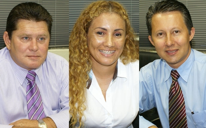 Vereadores Gerson Frncio, Roseane Marques e Francisco das Chagas Abrantes: prises por extorso