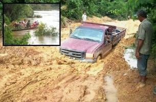 A estradas em Aripuan esto intransitveis e parte dos moradores da zona rural est isolada 