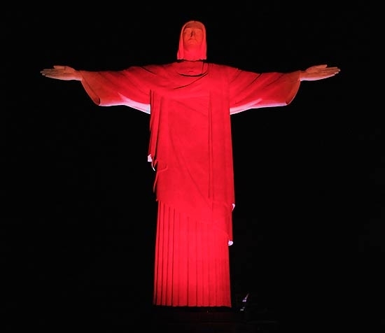 Nova iluminao do Cristo Redentor ser inaugurada durante evento de comemorao de aniversrio do Rio