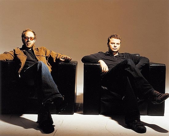 Ed Simons e Tom Rowlands, integrantes do duo de msica eletrnica Chemical Brothers, que vai tocar no Brasil