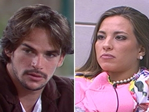 Rodrigo e Michelly so eliminados