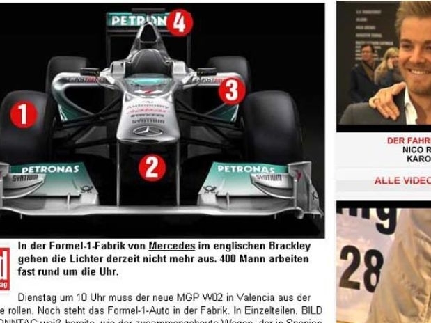 Jornal alemo mostra detalhes da nova Mercedes
