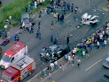 Acidente no Anel Rodovirio de Belo Horizonte 